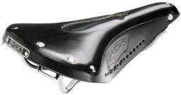 Product close-up of the Brooks Saddles Imperial B17 Mens Standard Bicycle Saddle with Hole and Laces